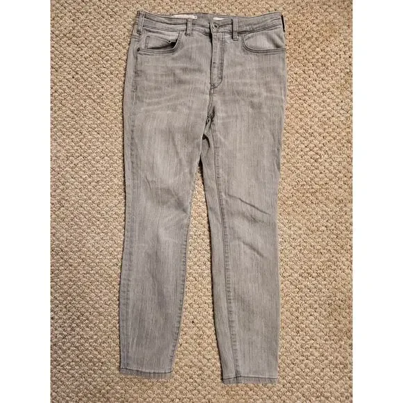 Anthropologie- Pilcro & The Letterpress High Rise Skinny Jeans in Grey Size 30 - Picture 2 of 5
